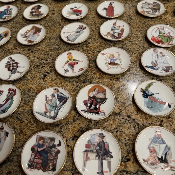 50 Best of Norman Rockwell limited edition collectors plates - Picture 2 of 6